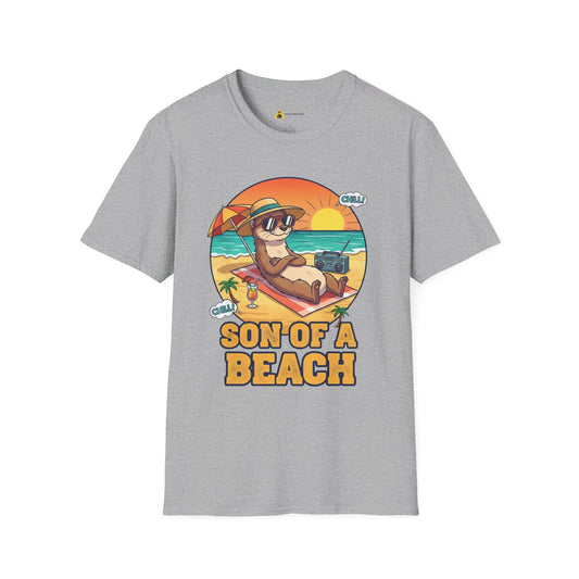 Son of a Beach – Funny Summer Tee for Chill Souls (Light Colors)