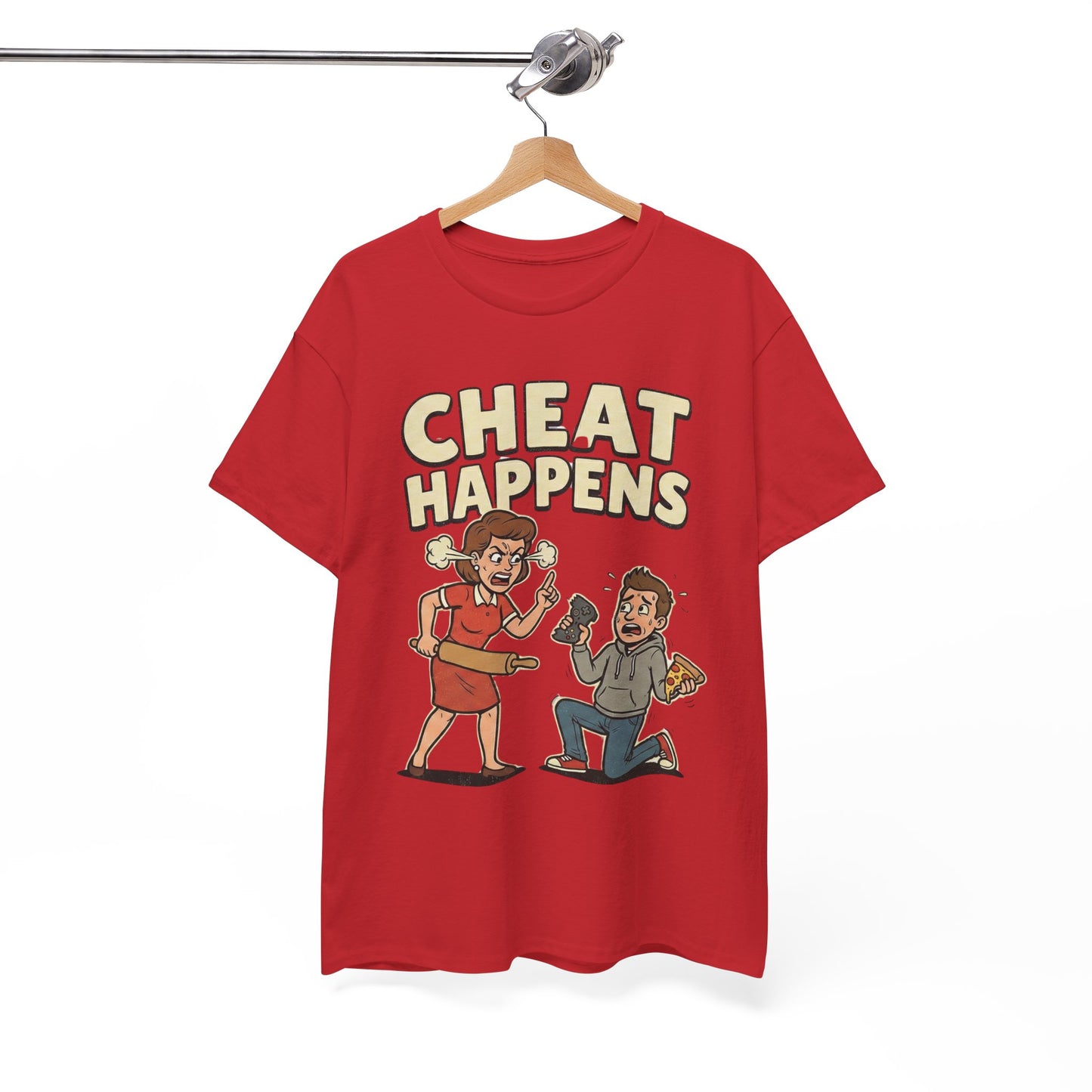 Cheat Happens – Funny Relationship Meltdown Tee (Unisex)