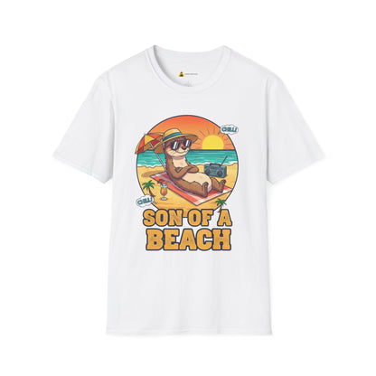 Son of a Beach – Funny Summer Tee for Chill Souls (Light Colors)