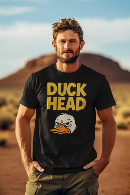 Duck Head Tee – Funny Sarcastic T-Shirt, Humor Graphic Tee, Unisex Mean-Shirt Apparel