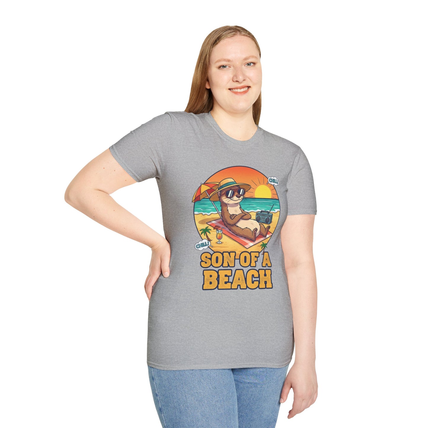 Son of a Beach – Funny Summer Tee for Chill Souls (Light Colors)