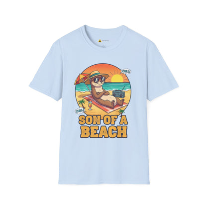 Son of a Beach – Funny Summer Tee for Chill Souls (Light Colors)