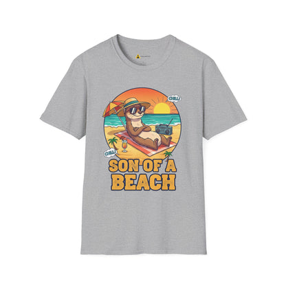 Son of a Beach – Funny Summer Tee for Chill Souls (Light Colors)