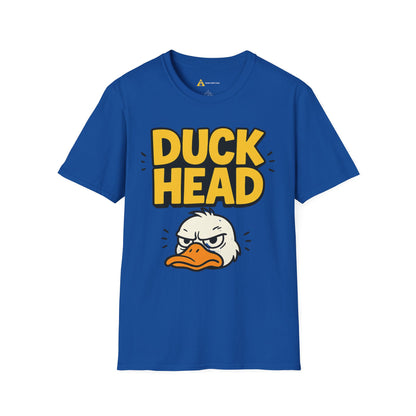 Duck Head Tee – Sarcastic  Humor Graphic Tee, Unisex Mean-Shirt Apparel (Dark Color)