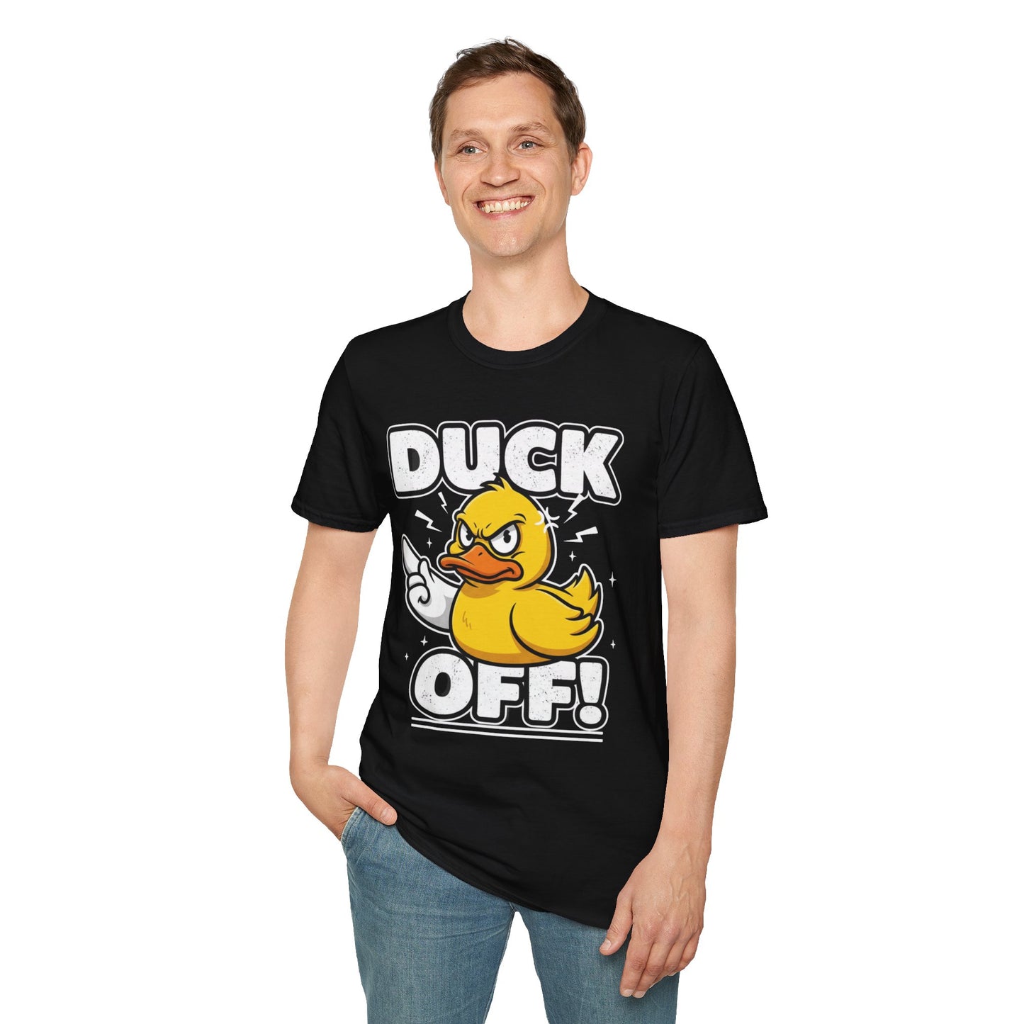 Duck Off – Sarcasm Served Sunny-Side Up Tee Dark Edition